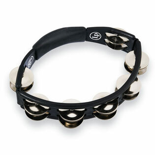 LP Cyclops Tambourine - Black With Steel Jingles (LP150)