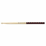 Headhunters Hickory Classic 5B Drumsticks with Red/ Black Extreme Grip