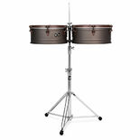 LP 60th Anniversary Timbales - Antique Bronze with Rustic Bronze Hardware