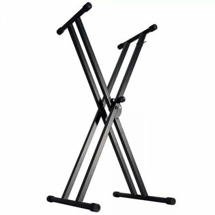 On-Stage Double-X Keyboard Stand with Bolted Construction