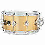 DW Performance Polished Brass Snare Drum - 14x6.5