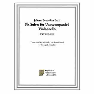 Bach-Six Suites for Unaccompanied Violoncello arr. Stauffer-M