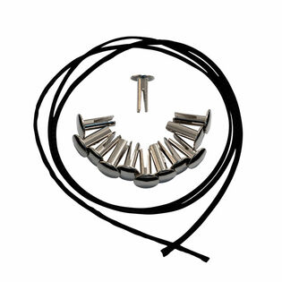 Black Swamp Nickel Plated Rivets - Pack of 12