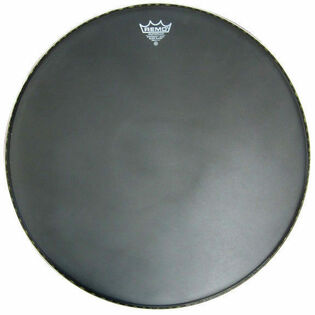 Remo 26" Powermax Black Suede Marching Bass Drum Head (Small Crown Logo)
