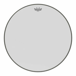 Remo 24" Smooth White Emperor Crimplock Marching Bass Drum Head (Small Crown Logo)