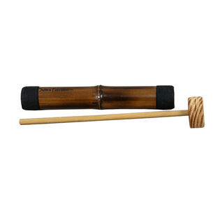Dettra Percussion Bamboo Clave with Beater & Stand