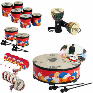 SLAP Percussion Starter Plus Classroom Bundle - PreK - Grade 5 (18 Drums)
