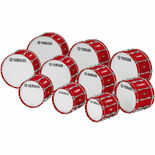 Yamaha MB-8300 Field-Corps Series Marching Bass Drum - Red Forest