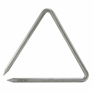Black 8" Swamp Overture Triangle - Steel