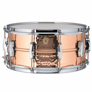 Ludwig Copperphonic Hammered Snare Drum with Imperial Lugs -14x6.5