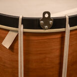 Loyal Drums Independence Model Rope Tension Snare Drum - Natural Clear Coat Alternate Picture