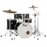 Pearl EXX Export Standard 5-Piece Drum Set with 22" Bass - Jet Black
