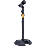 Hercules MS100BPLUS Low Profile Straight Microphone Stand