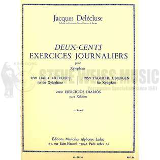 Delecluse-(Bk 1) 200 Daily Exercises for Xylophone