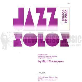 Thompson-Jazz Solos for Drumset Volume 1-DS