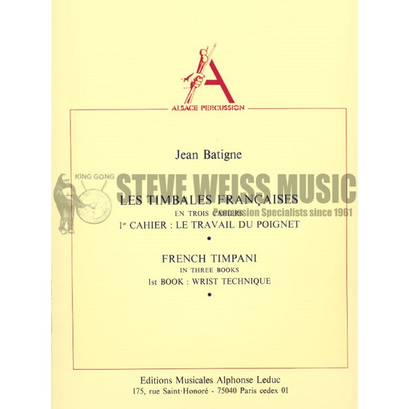 Timpani Method Books Steve Weiss Music List All