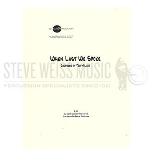 Miller, T.-When Last We Spoke (SP)-Steel band/DS