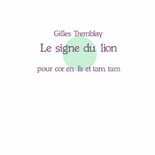 Tremblay-Le Signe du Lion-Tam-tam-HN OS