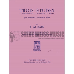 Aubain-Trois Etudes(SP)-P/4T/X/B/V/PN