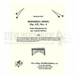 Mendelssohn-Spinning Song-Bolton-M