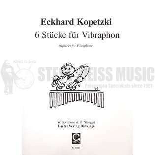 Kopetzki-6 Stucke fur Vibraphone Solo-V