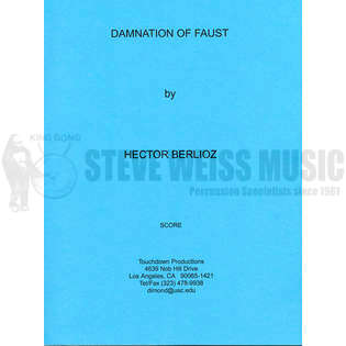 Berlioz-Damnation of Faust (Perc./Timp. parts ed. by T. Dimond)