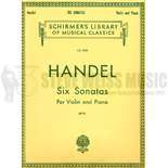 Handel-Six Sonatas for Violin and Piano-Mal/PN