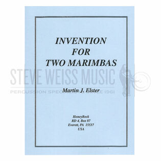 Elster-Invention for 2 Marimbas(SP)-2M