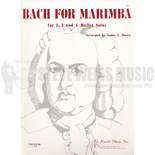 Bach-Bach for Marimba arr. Moore-M