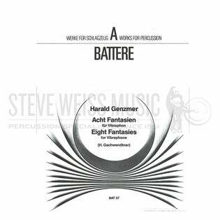 Genzmer-Eight Fantasies for Vibraphone