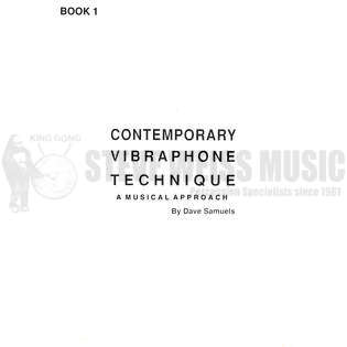 Samuels-Contemporary Vibraphone Technique Book 1 (w/CD)