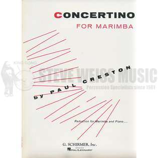 Creston-Concertino for Marimba (SP)-M/PN Red.
