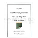 Sarmientos-Concerto for Mar & Orch PIANO REDUCTION (SP)-M/PN