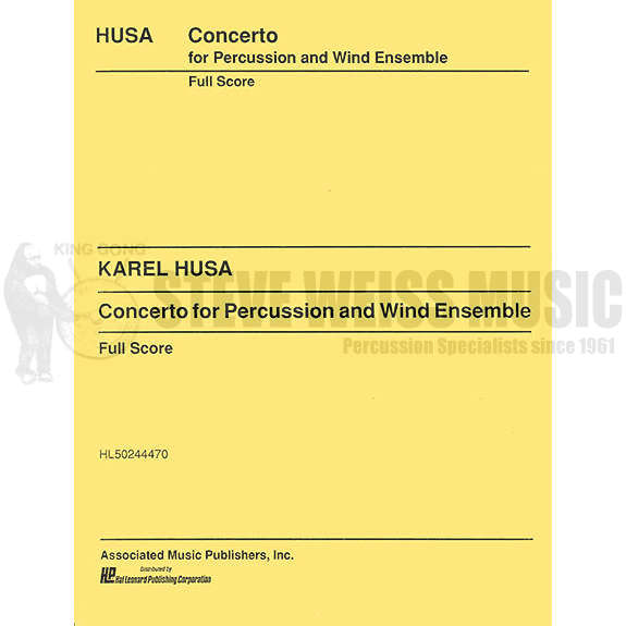 Concerto for Percussion and Wind Ensemble (Score Only) by Karel Husa