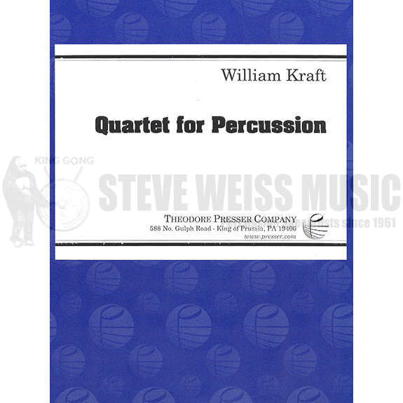 Quartet for Percussion by William Kraft Steve Weiss Music