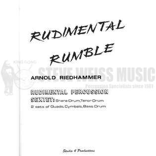 Riedhammer-Rudimental Rumble (SP)-P