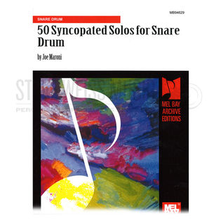 Maroni-50 Syncopated Solos for Snare Drum