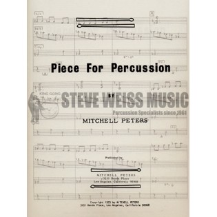 Peters-Piece for Percussion (SP)-P/X/B/3T