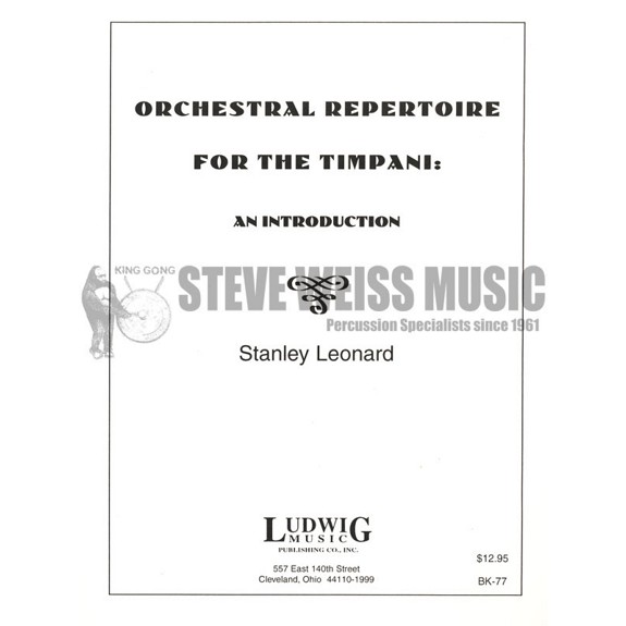Timpani Method Books Steve Weiss Music List All