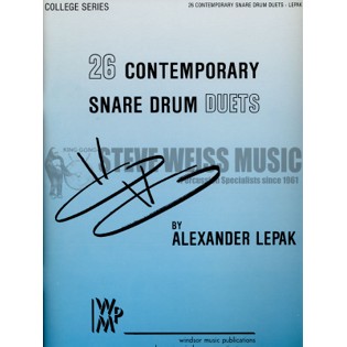 Lepak-26 Contemporary Snare Drum Duets