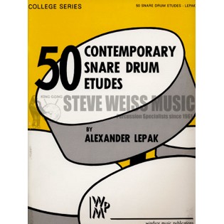 Lepak-50 Contemporary Snare Drum Etudes