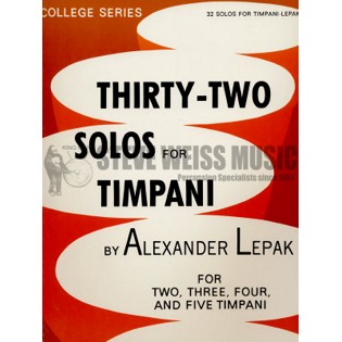 Lepak-32 Solos for Timpani