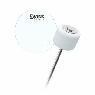 Evans EQ Bass Drum Patch - Plastic Single Pedal