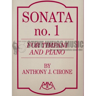 Cirone-Sonata #1 for Timpani and Piano (SP)-4T/P