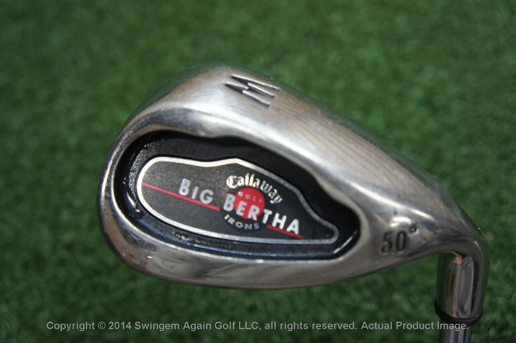 CALLAWAY BIG BERTHA 2004 50 DEGREE GAP WEDGE STEEL UNIFLEX b132810 Used