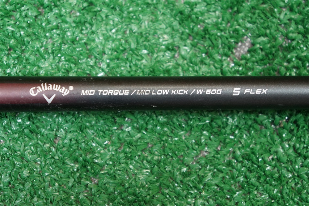 CALLAWAY MID TORQUE / MID LOW KICK / W60G STIFF FLEX 5 WOOD SHAFT RAZR