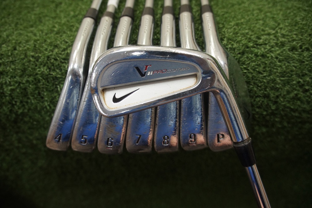 Nike VR Pro Combo 3PW Irons Iron Set Steel Shaft Stiff Flex Good