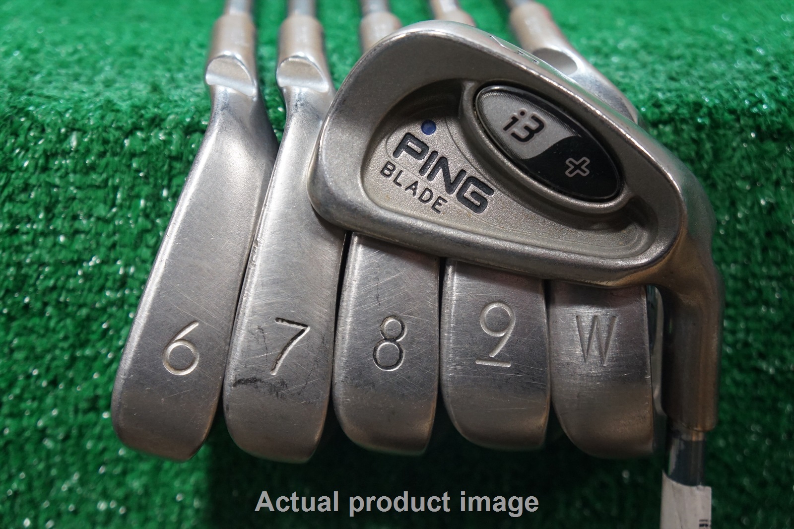 Ping i3+ Blade Blue Dot 5PW Irons Iron Set Steel Shaft Stiff Flex