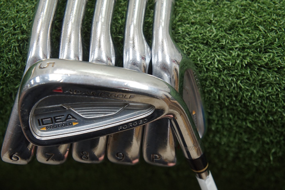 Adams Idea Pro Gold 5PW Irons Iron Set Steel Regular Flex
