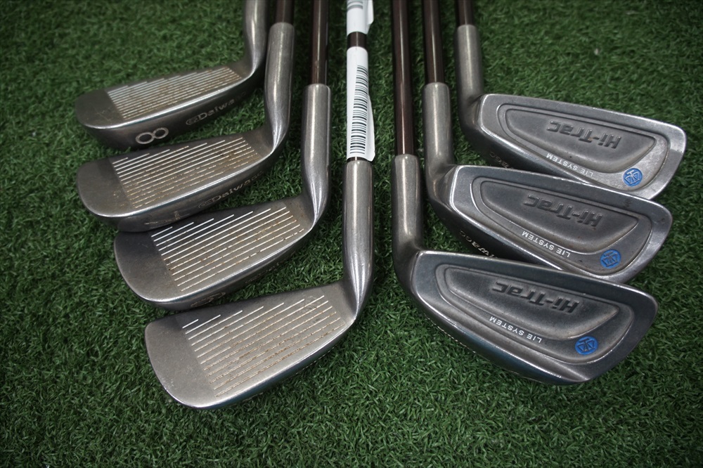 Ladies Daiwa HiTrac 5PW+SW Iron Set Graphite Shaft Good 228062 Used Golf